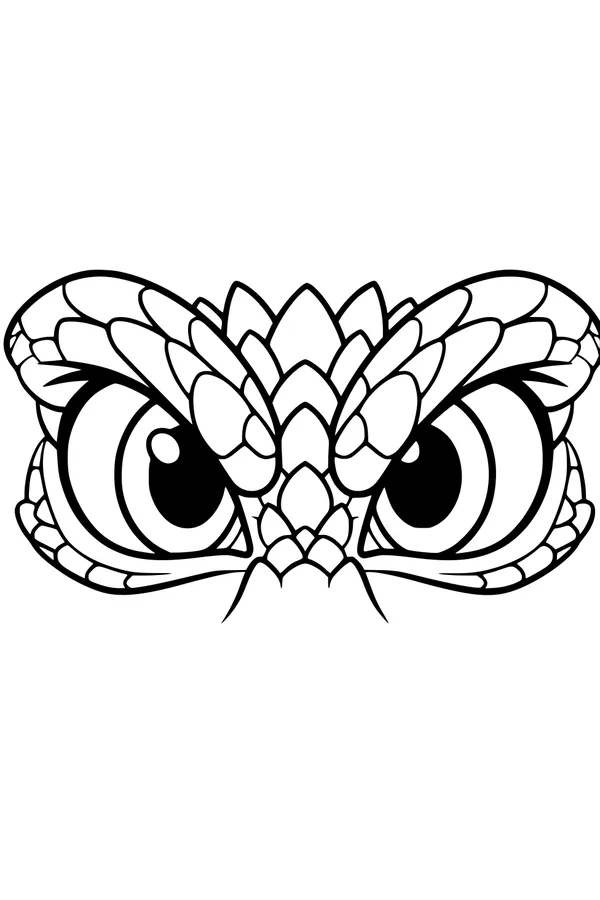 Dragon Eyes Peek and Sparkle