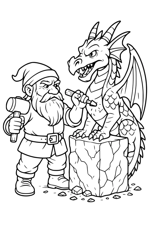 The Smith and the Stone Dragon