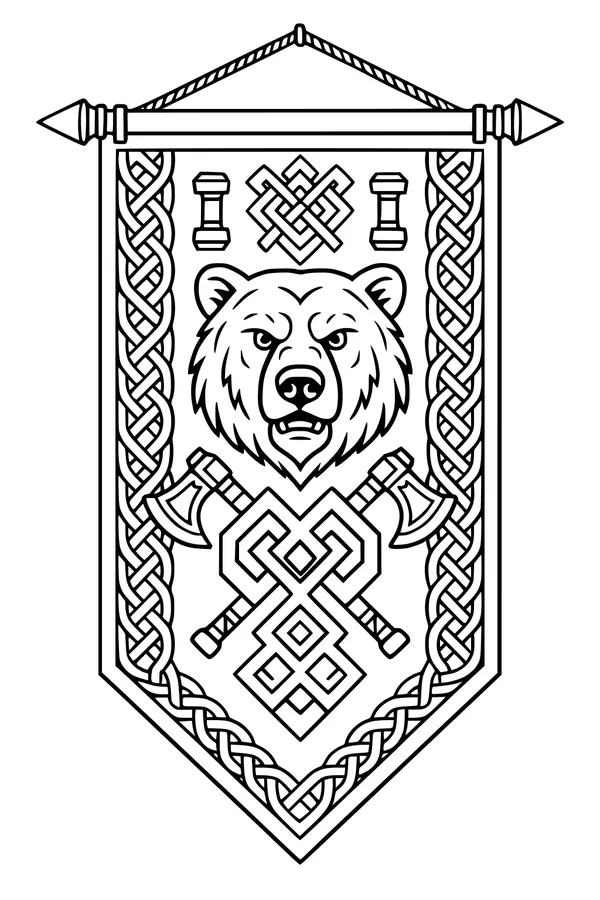 Bear Clan Banner of the Dwarves