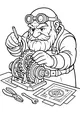 Dwarf Tinkerer at the Gear Bench