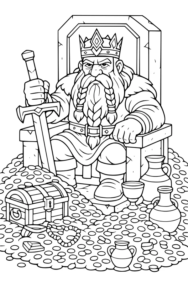 Dwarf King of the Glittering Hoard