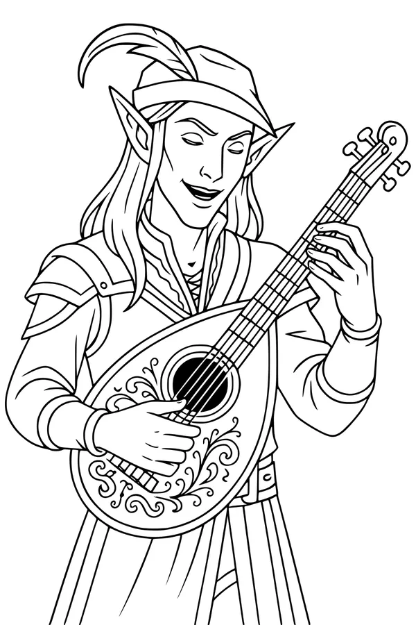 Song of the Forest Elf Bard