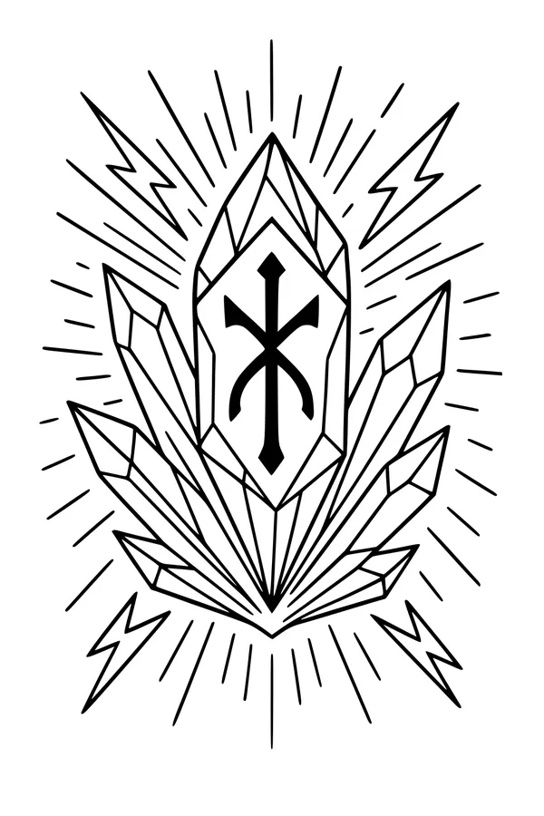 Elf Rune Crystal Burst