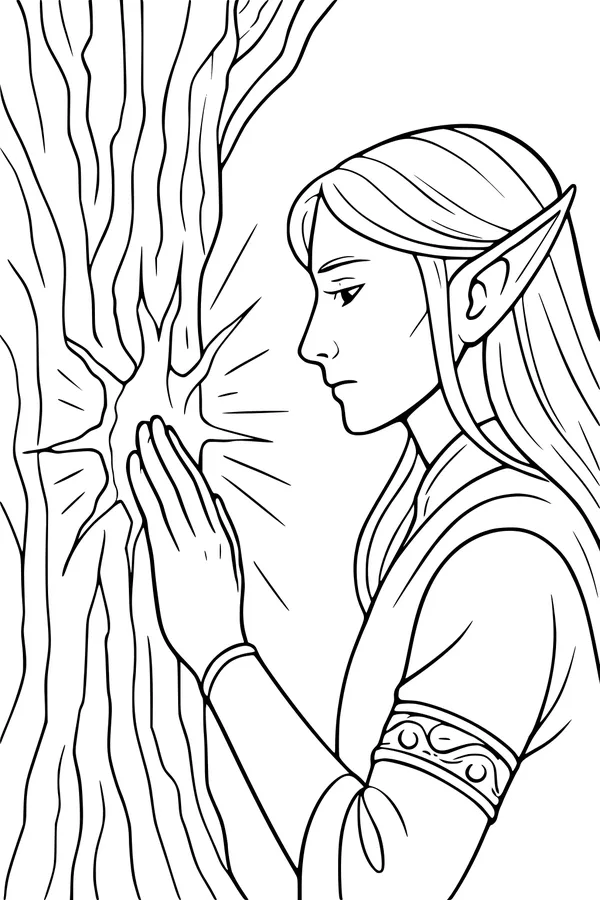 Elf Boy and the Whispering Tree