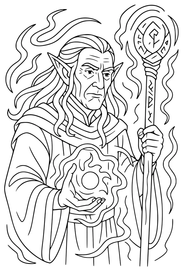 The Elder Elf and the Sun Spell