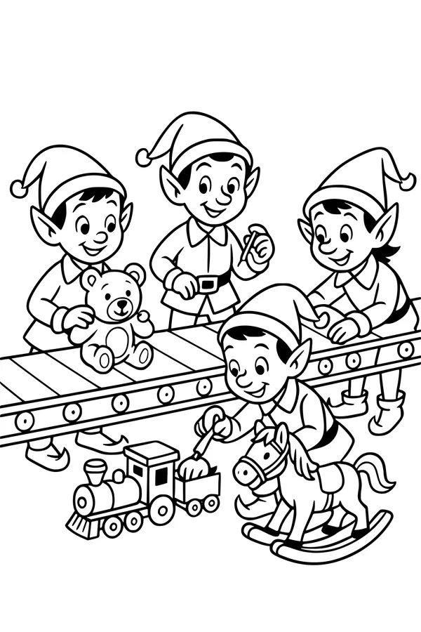 Elves on the Toy Line