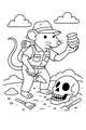 Professor Whiskers Finds a Hidden Treasure