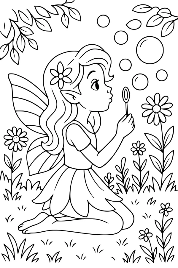 Fairy Bubbles in the Daisy Meadow