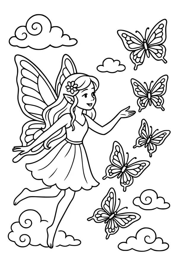 Fairy and Butterfly Sky Parade