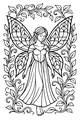 Forest Fairy Among Winding Vines