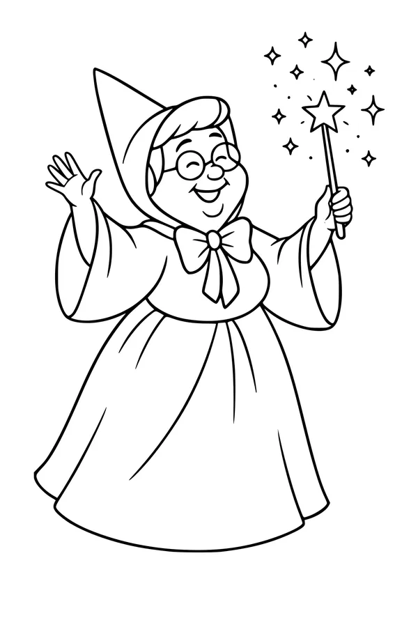 Sparkle Wand Fairy Godmother