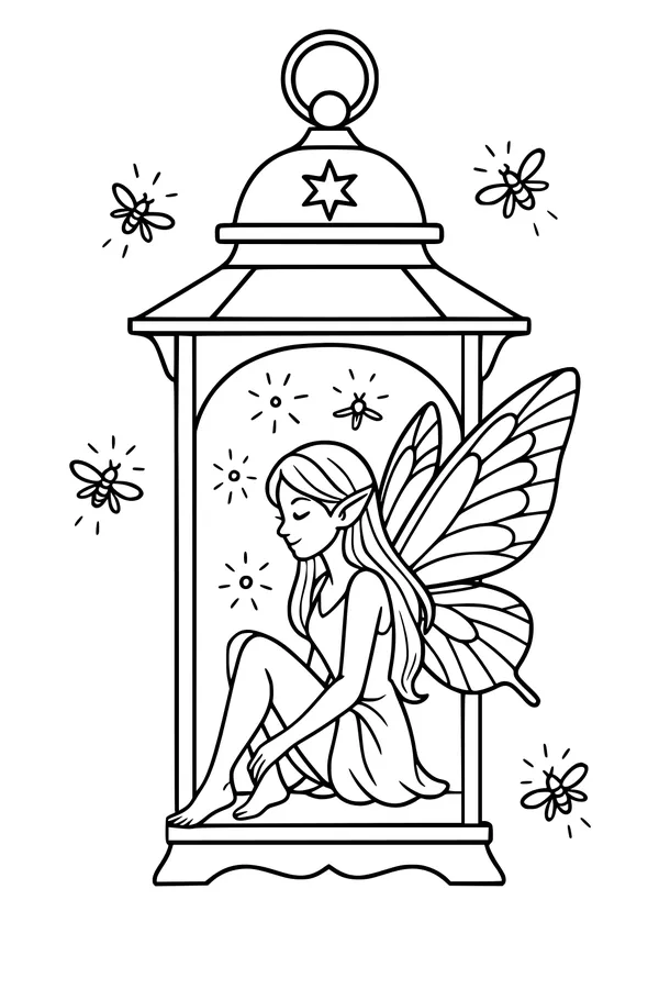 Lantern Nap with Firefly Friends