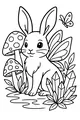 Bunny Wings in the Mushroom Grove