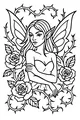Rose Garden Winged Fairy