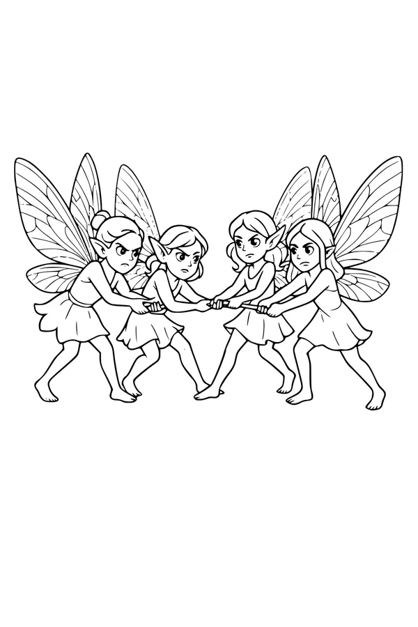 Fairy Friends Tug-of-War