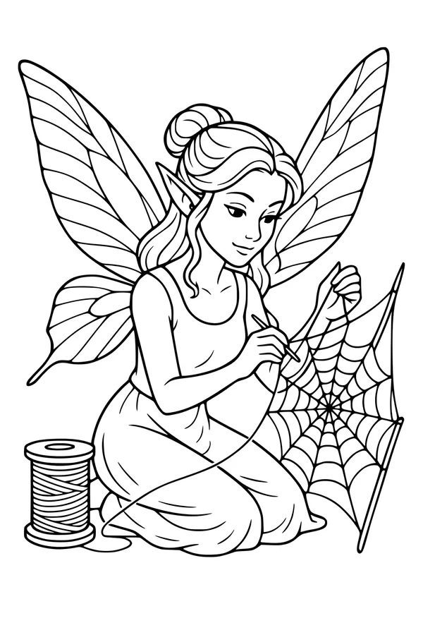Fairy Weaver of Silvery Threads
