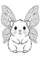 Flora the Fairy Guinea Pig Sits Pretty