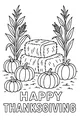 Pumpkins by the Haystack