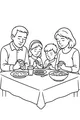 Thankful Hands Around the Table