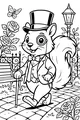Sir Squirrel Strolls Through the Rose Garden