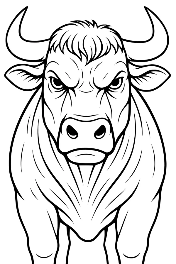 Big Bull in the Barnyard