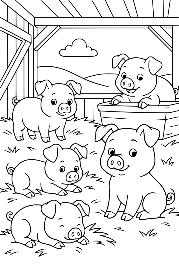 Sunny Morning at Piglet Patch