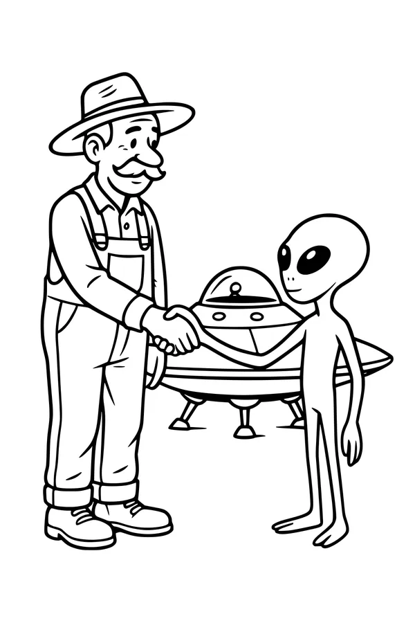 Handshake Under the Saucer