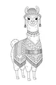 Lila the Fancy Llama’s Festival Outfit