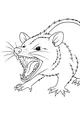 Midnight Mischief Maker Opossum
