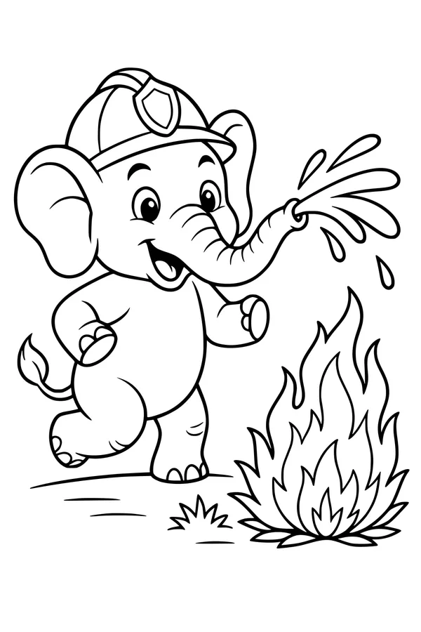 Firefighter Ellie to the Rescue