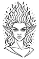 Flame-Haired Forest Fairy