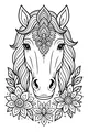 Sunshine Horse with Flower Crown