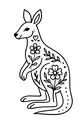 Flowery Kangaroo Hops By