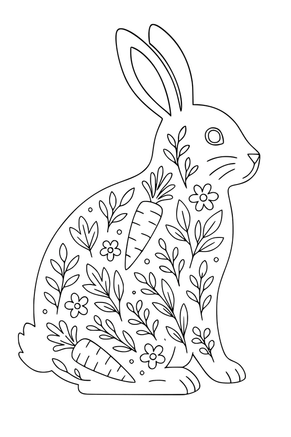 Garden Bunny with Carrot Surprises