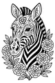 Zara the Blossom-Striped Zebra