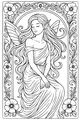 Fairy Dream in Flower Frame