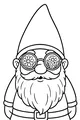 Gnome With Daisy Glasses