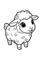 Fluffy Lamb with a Big Bright Smile