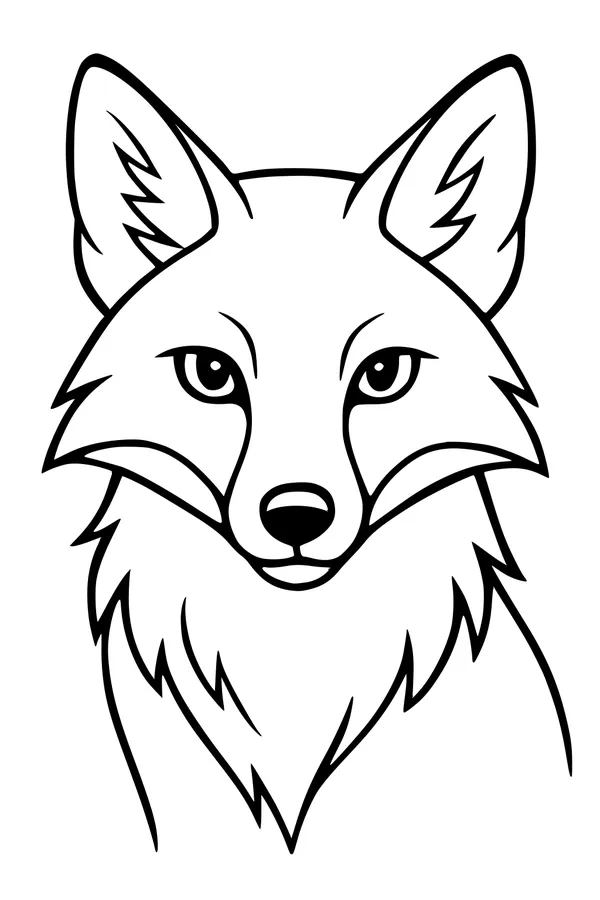 Bright-Eyed Forest Fox Portrait