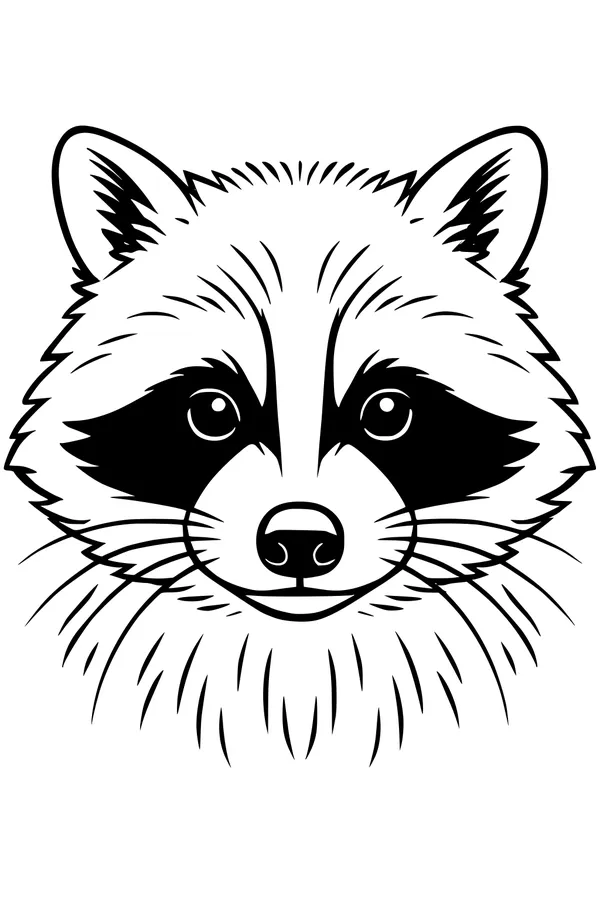 Rosie the Clever Raccoon Looks Right At You