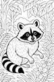 Rascal Raccoon in the Leafy Forest
