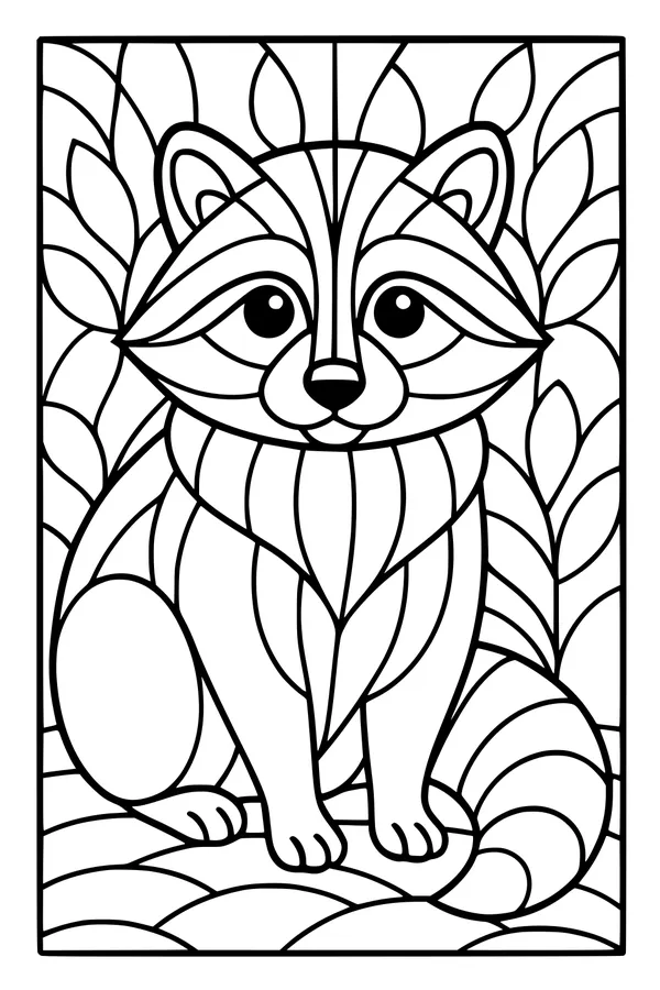 Rascal Raccoon in the Leafy Garden