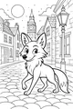 Mischievous Fox Strolls London Streets