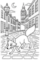 Midnight Fox in London’s Streets