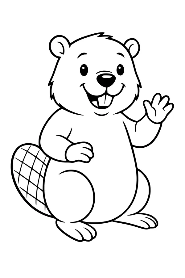 Benny the Beaver Says Hello