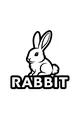 Bunny with Big Ears and Fluffy Tail
