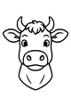 Daisy the Curious Cow Looks Up