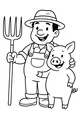 Best Friends on the Farmyard Path