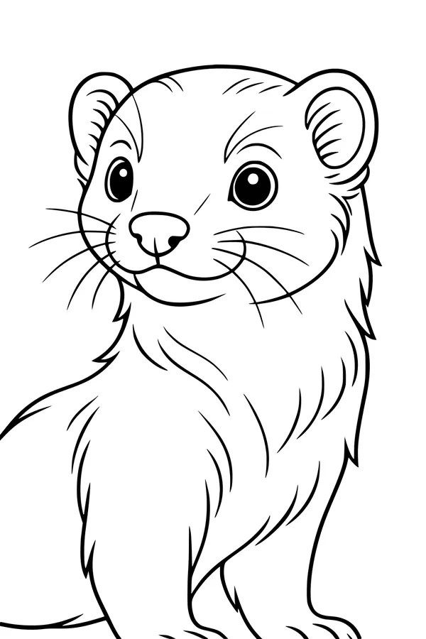 Whiskers the Bright-Eyed Ferret