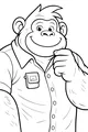 Gorilla Guy Dressed for the Day
